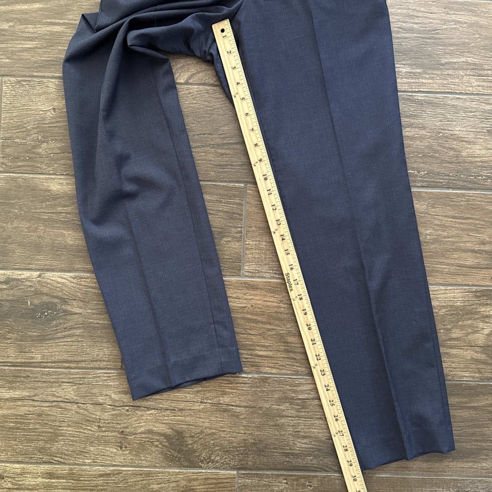 Ted Baker Suit Men 38R Jacket Blue Wool Endurance Jay Ct 28x30 Pants - Picture 13 of 16